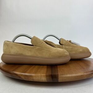 New NWOB‎ Womens Fitflop IQ Comff Tassel Brown Suede Loafers Shoes Size 9 M